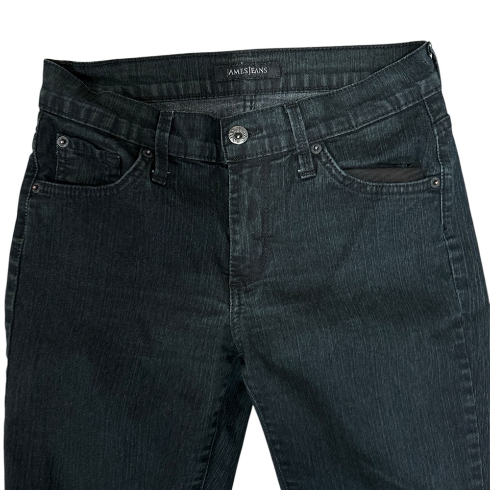 James Jeans Twiggy In Black Cat Skinny Jean Dry Aged Denim Women’s Size 27 - Picture 3 of 9